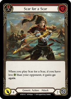 Scar for a Scar (Red) (WTR191) [Welcome to Rathe] 1st Edition - Deck Out Gaming