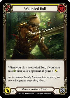 Wounded Bull (Yellow) (WTR201) [Welcome to Rathe] Unlimited Edition - Deck Out Gaming