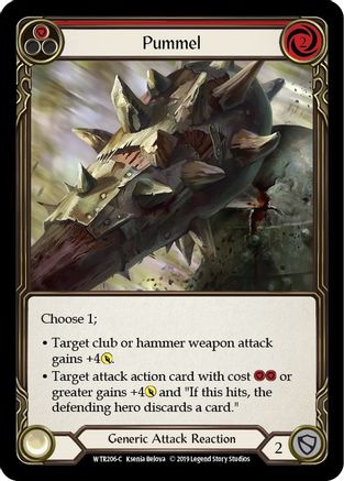Pummel (Red) (WTR206) [Welcome to Rathe] 1st Edition - Deck Out Gaming