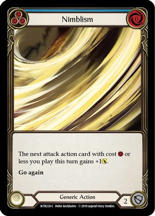 Nimblism (Blue) (WTR220) [Welcome to Rathe] 1st Edition - Deck Out Gaming