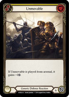 Unmovable (Yellow) (WTR213) [Welcome to Rathe] 1st Edition - Deck Out Gaming
