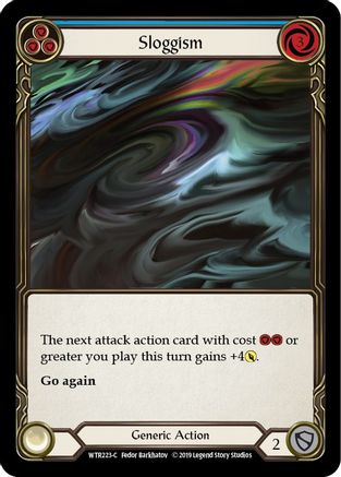 Sloggism (Blue) (WTR223) [Welcome to Rathe] Unlimited Edition - Deck Out Gaming