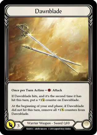 Dawnblade (TEA003) [Hero Deck: Dorinthea] 1st Edition - Deck Out Gaming