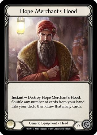 Hope Merchant's Hood (TEA004) [Hero Deck: Dorinthea] 1st Edition - Deck Out Gaming