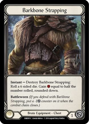 Barkbone Strapping (RNR005) [Hero Deck: Rhinar] 1st Edition - Deck Out Gaming