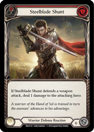 Steelblade Shunt (Red) (TEA011) [Hero Deck: Dorinthea] 1st Edition - Deck Out Gaming