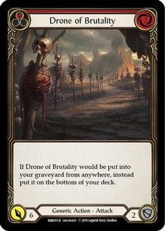 Drone of Brutality (Red) (RNR015) [Hero Deck: Rhinar] 1st Edition - Deck Out Gaming