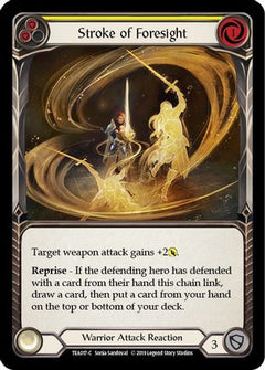 Stroke of Foresight (Yellow) (TEA017) [Hero Deck: Dorinthea] 1st Edition - Deck Out Gaming