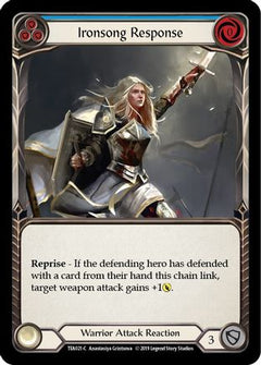 Ironsong Response (Blue) (TEA021) [Hero Deck: Dorinthea] 1st Edition - Deck Out Gaming