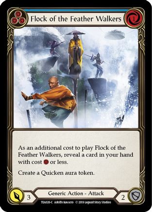 Flock of the Feather Walkers (Blue) (TEA026) [Hero Deck: Dorinthea] 1st Edition - Deck Out Gaming