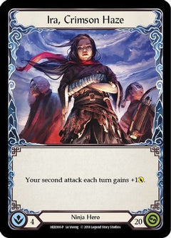 Ira, Crimson Haze - HER000 (HER000) [Flesh and Blood: Promo Cards] 1st Edition Cold Foil - Deck Out Gaming