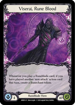 Viserai, Rune Blood - HER011 (HER011) [Flesh and Blood: Promo Cards] 1st Edition Cold Foil - Deck Out Gaming