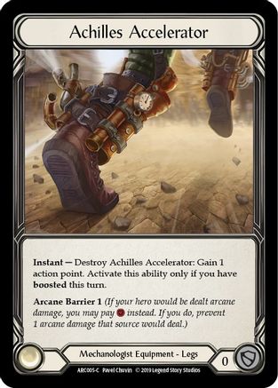 Achilles Accelerator (ARC005) [Arcane Rising] 1st Edition - Deck Out Gaming