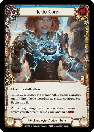 Teklo Core (ARC007) [Arcane Rising] 1st Edition Rainbow Foil - Deck Out Gaming