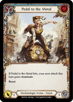 Pedal to the Metal (Blue) (ARC013) [Arcane Rising] 1st Edition Rainbow Foil - Deck Out Gaming