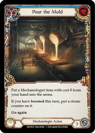 Pour the Mold (Blue) (ARC016) [Arcane Rising] 1st Edition Rainbow Foil - Deck Out Gaming