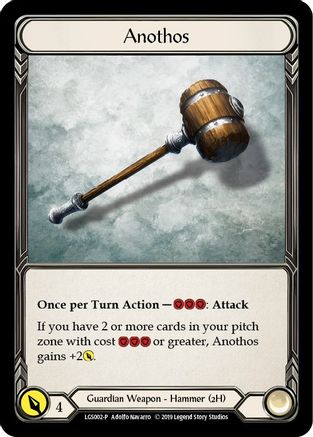Anothos - LGS002 (LGS002) [Flesh and Blood: Promo Cards] 1st Edition Cold Foil - Deck Out Gaming