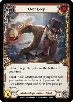 Over Loop (Red) (ARC020) [Arcane Rising] 1st Edition Rainbow Foil - Deck Out Gaming