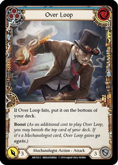 Over Loop (Blue) (ARC022) [Arcane Rising] 1st Edition Rainbow Foil - Deck Out Gaming