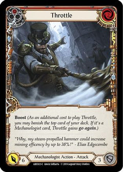 Throttle (Red) (ARC023) [Arcane Rising] 1st Edition - Deck Out Gaming