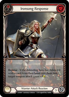 Ironsong Response (Red) - LGS008 (LGS008) [Flesh and Blood: Promo Cards] 1st Edition - Deck Out Gaming