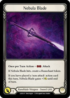Nebula Blade - LGS011 (LGS011) [Flesh and Blood: Promo Cards] 1st Edition Cold Foil - Deck Out Gaming