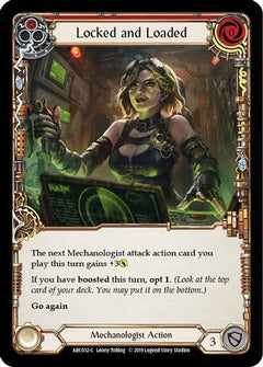 Locked and Loaded (Red) (ARC032) [Arcane Rising] 1st Edition Rainbow Foil - Deck Out Gaming