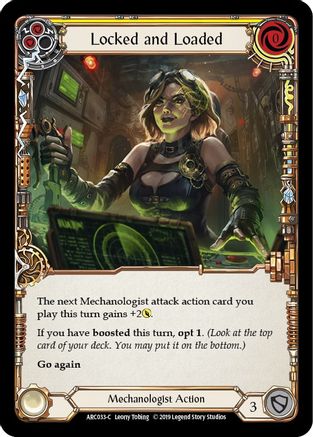Locked and Loaded (Yellow) (ARC033) [Arcane Rising] Unlimited Edition - Deck Out Gaming