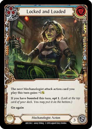 Locked and Loaded (Blue) (ARC034) [Arcane Rising] 1st Edition - Deck Out Gaming