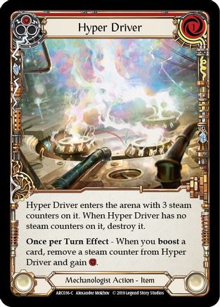 Hyper Driver (ARC036) [Arcane Rising] Unlimited Edition - Deck Out Gaming