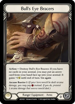 Bull's Eye Bracers (ARC042) [Arcane Rising] 1st Edition Cold Foil - Deck Out Gaming