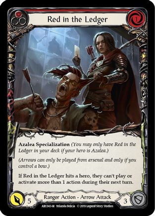 Red in the Ledger (ARC043) [Arcane Rising] Unlimited Edition - Deck Out Gaming