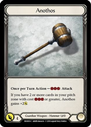 Anothos (BVO003) [Hero Deck: Bravo] 1st Edition - Deck Out Gaming