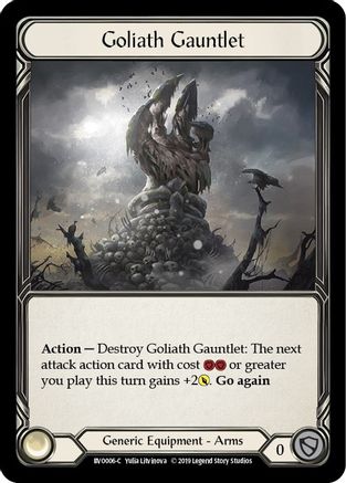 Goliath Gauntlet (BVO006) [Hero Deck: Bravo] 1st Edition - Deck Out Gaming