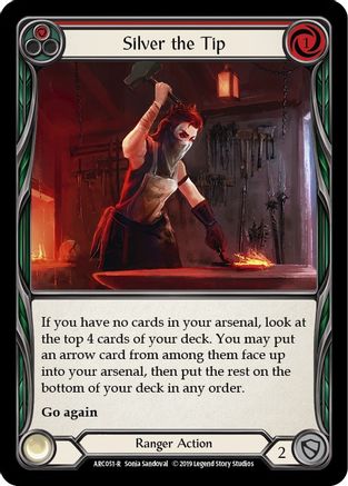 Silver the Tip (Red) (ARC051) [Arcane Rising] 1st Edition - Deck Out Gaming