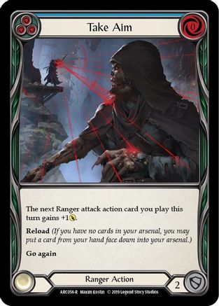 Take Aim (Blue) (ARC056) [Arcane Rising] Unlimited Edition - Deck Out Gaming