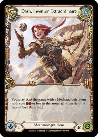 Dash, Inventor Extraordinaire // Teklo Plasma Pistol (ARC001) [Arcane Rising] Unlimited Edition - Deck Out Gaming