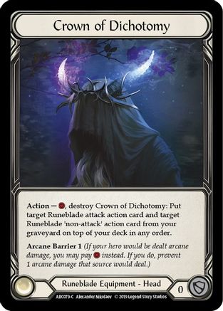 Crown of Dichotomy (ARC079) [Arcane Rising] Unlimited Edition - Deck Out Gaming