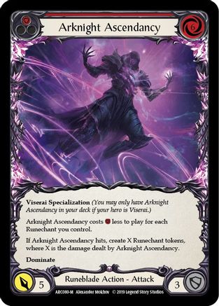 Arknight Ascendancy (ARC080) [Arcane Rising] 1st Edition - Deck Out Gaming