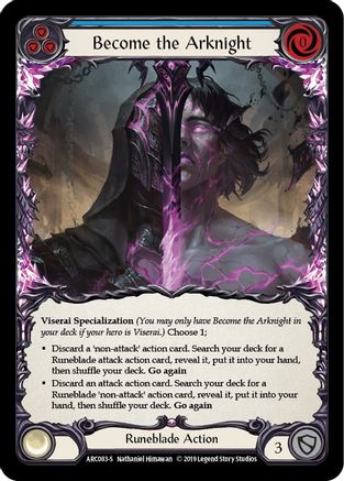 Become the Arknight (ARC083) [Arcane Rising] 1st Edition Rainbow Foil - Deck Out Gaming