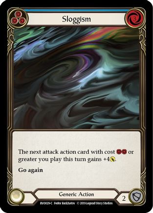 Sloggism (Blue) (BVO029) [Hero Deck: Bravo] 1st Edition - Deck Out Gaming