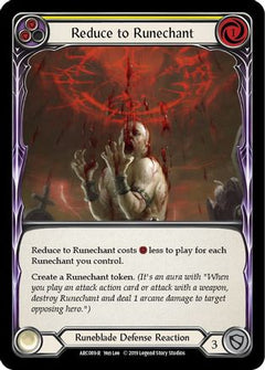Reduce to Runechant (Yellow) (ARC089) [Arcane Rising] 1st Edition - Deck Out Gaming