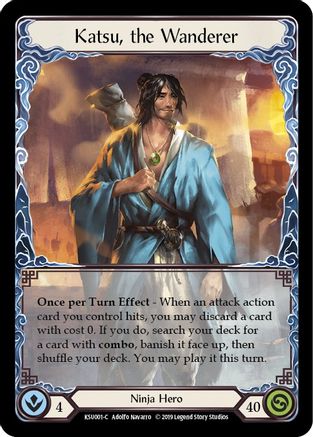 Katsu, the Wanderer (KSU001) [Hero Deck: Katsu] 1st Edition - Deck Out Gaming