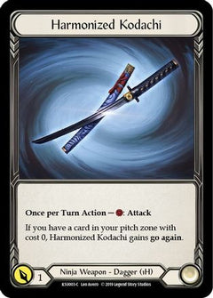 Harmonized Kodachi (KSU003) [Hero Deck: Katsu] 1st Edition - Deck Out Gaming