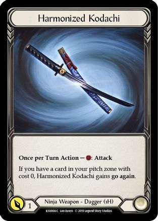 Harmonized Kodachi (Reverse) (KSU004) [Hero Deck: Katsu] 1st Edition - Deck Out Gaming