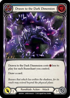 Drawn to the Dark Dimension (Blue) (ARC099) [Arcane Rising] 1st Edition - Deck Out Gaming