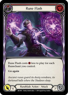 Rune Flash (Red) (ARC100) [Arcane Rising] 1st Edition Rainbow Foil - Deck Out Gaming
