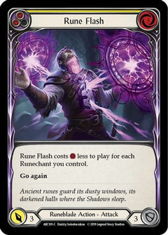 Rune Flash (Yellow) (ARC101) [Arcane Rising] 1st Edition - Deck Out Gaming