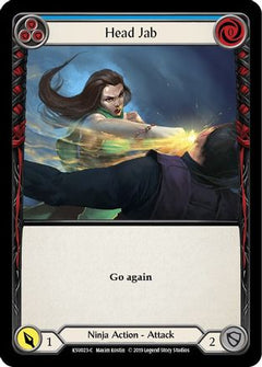 Head Jab (Blue) (KSU023) [Hero Deck: Katsu] 1st Edition - Deck Out Gaming