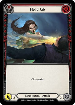 Head Jab (Red) (KSU011) [Hero Deck: Katsu] 1st Edition - Deck Out Gaming